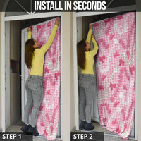 Paniolo Palaka Hawaiian Cowgirl Door Cover - Polynesian Pride