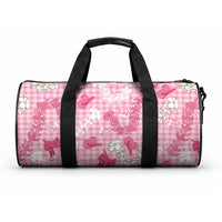 Paniolo Palaka Hawaiian Cowgirl Duffle Bag LT9 One size Pink - Polynesian Pride