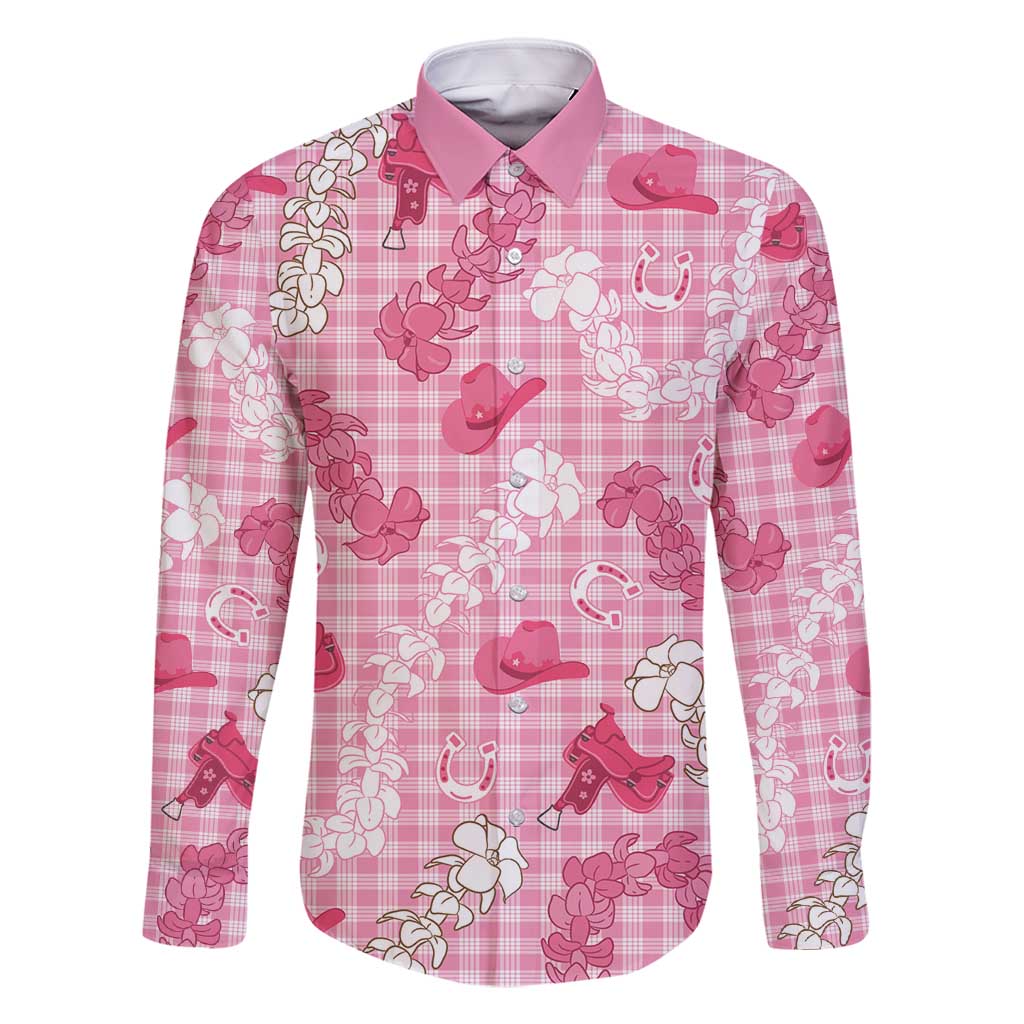 Paniolo Palaka Hawaiian Cowgirl Family Matching Off Shoulder Short Dress and Hawaiian Shirt - Polynesian Pride