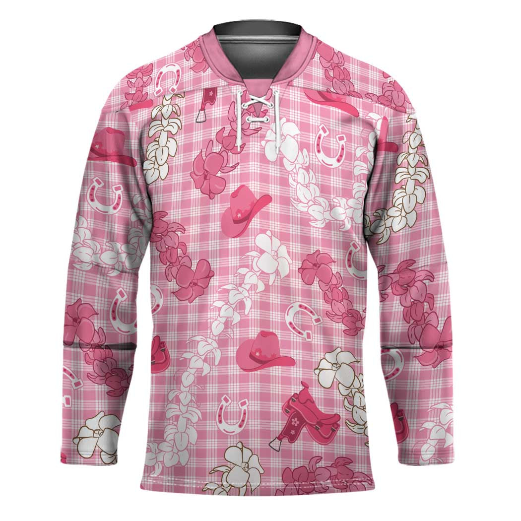 Paniolo Palaka Hawaiian Cowgirl Hockey Jersey - Polynesian Pride