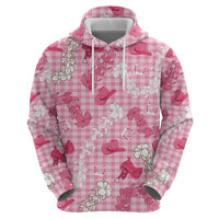 Paniolo Palaka Hawaiian Cowgirl Hoodie - Polynesian Pride