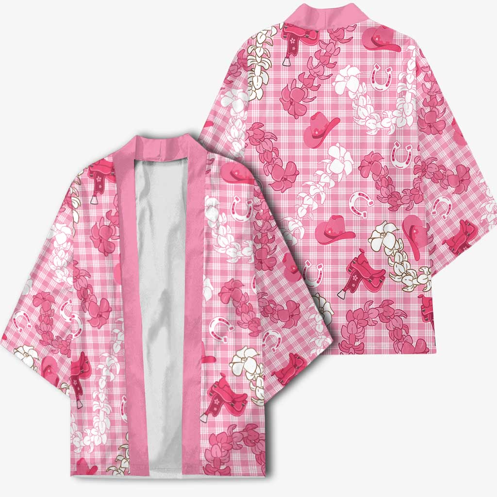 Paniolo Palaka Hawaiian Cowgirl Kimono - Polynesian Pride