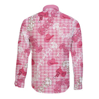 Paniolo Palaka Hawaiian Cowgirl Long Sleeve Button Shirt - Polynesian Pride