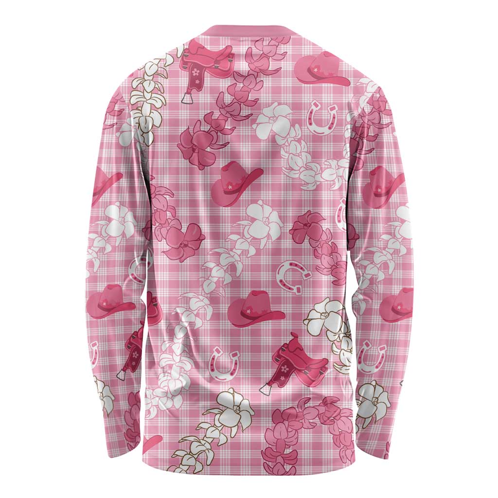 Paniolo Palaka Hawaiian Cowgirl Long Sleeve Shirt - Polynesian Pride