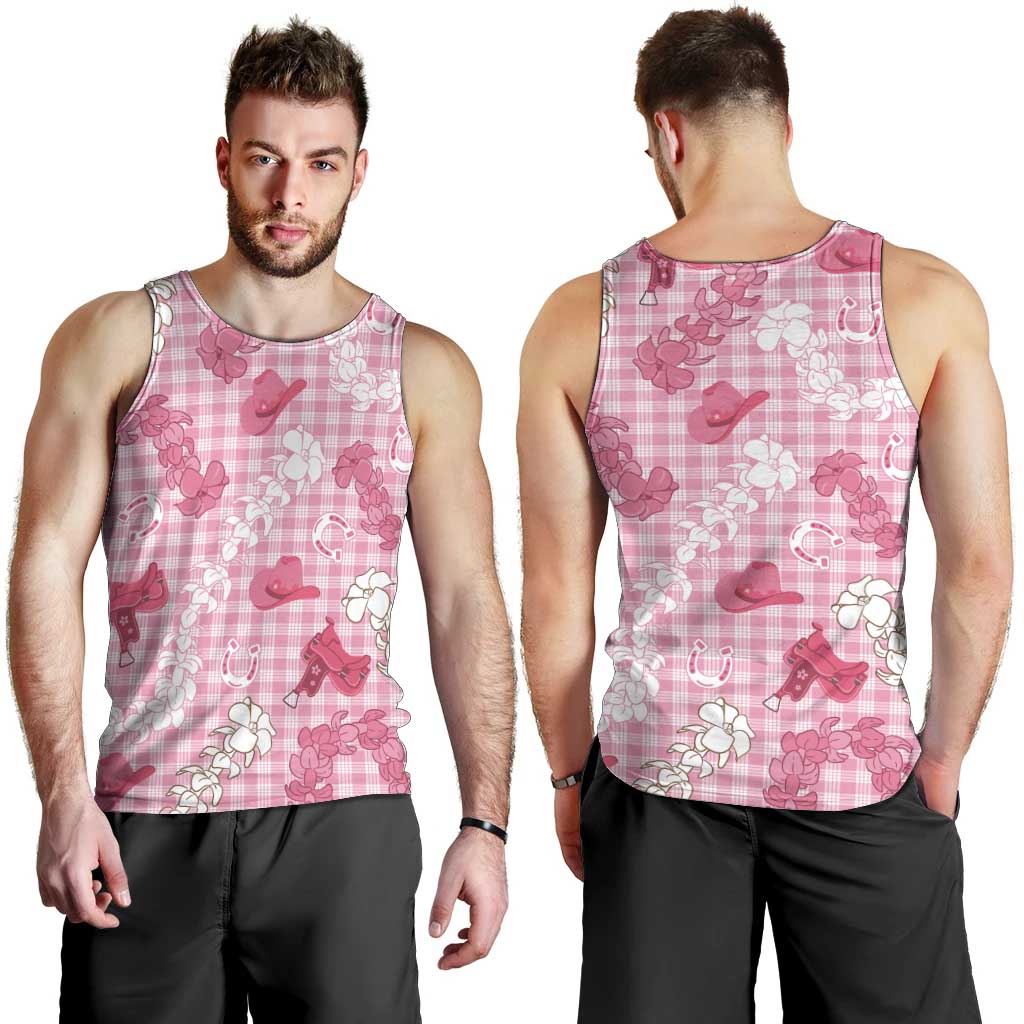 Paniolo Palaka Hawaiian Cowgirl Men Tank Top - Polynesian Pride