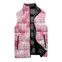 Paniolo Palaka Hawaiian Cowgirl Sleeveless Puffer Jacket - Polynesian Pride