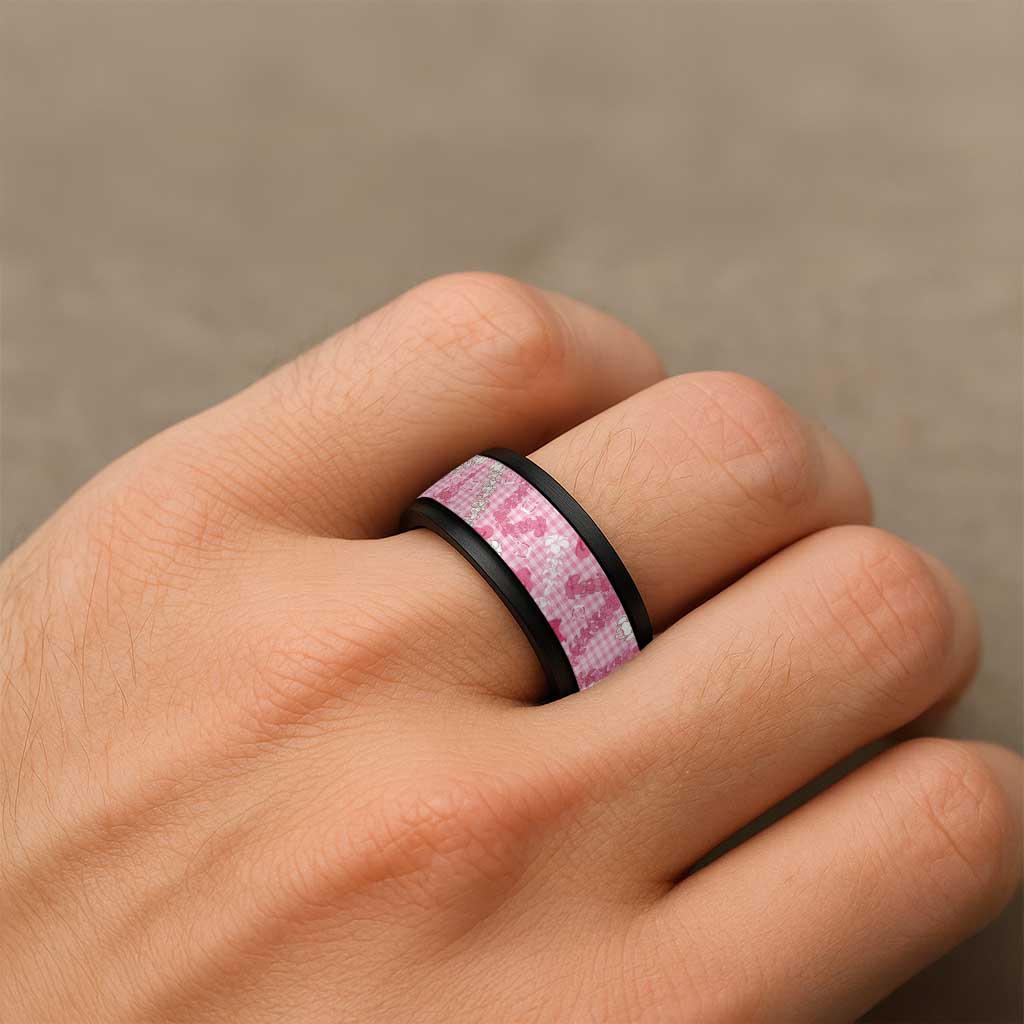 Paniolo Palaka Hawaiian Cowgirl Spinner Ring - Polynesian Pride