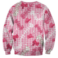 Paniolo Palaka Hawaiian Cowgirl Sweatshirt - Polynesian Pride