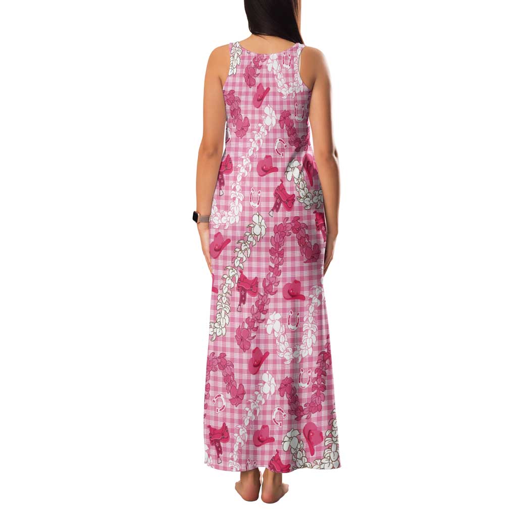 Paniolo Palaka Hawaiian Cowgirl Tank Maxi Dress - Polynesian Pride