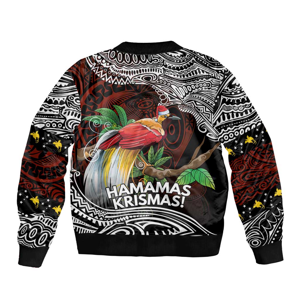 Papua New Guinea Christmas Bomber Jacket - Polynesian Pride