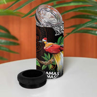 Papua New Guinea Christmas 4 in 1 Can Cooler Tumbler - Polynesian Pride