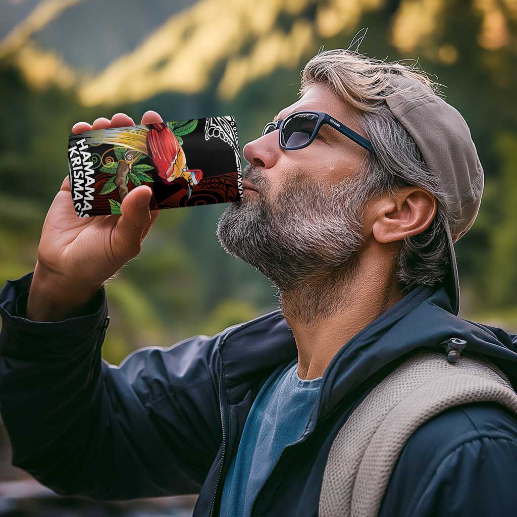 Papua New Guinea Christmas 4 in 1 Can Cooler Tumbler - Polynesian Pride