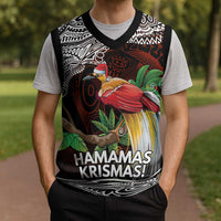 Papua New Guinea Christmas Knitted V-Neck Vest - Polynesian Pride