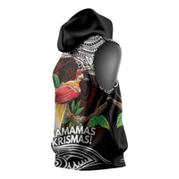 Papua New Guinea Christmas Sleeveless Hoodie - Polynesian Pride