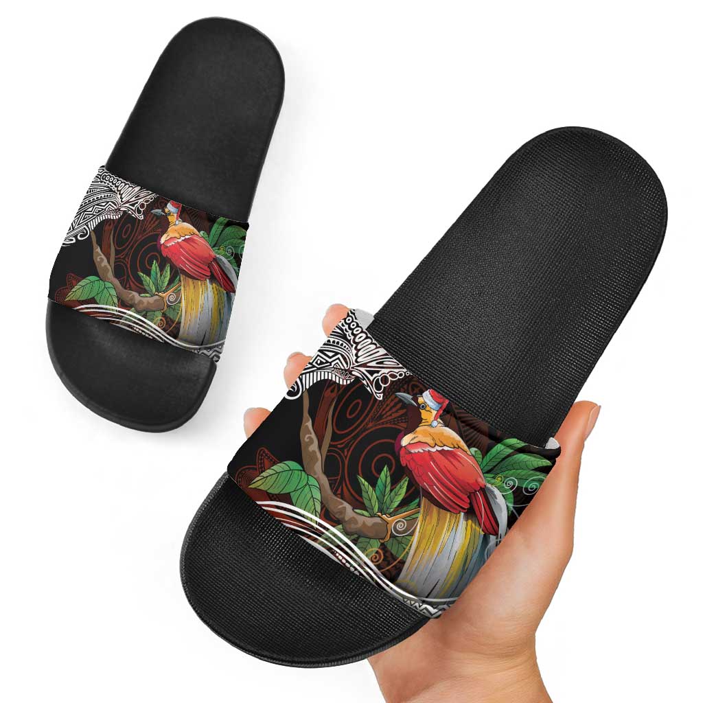 Papua New Guinea Christmas Slide Sandals - Polynesian Pride