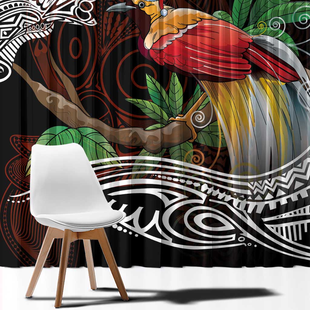 Papua New Guinea Christmas Window Curtain - Polynesian Pride