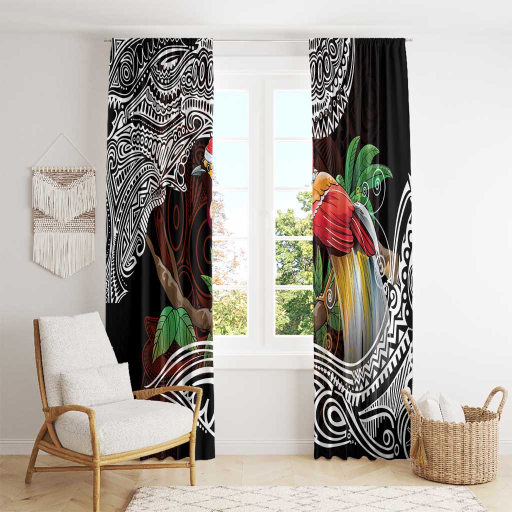 Papua New Guinea Christmas Window Curtain - Polynesian Pride