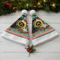 Vanuatu Pig's Tusk Meri Krismas! Christmas Santa Hat Vanuatuan Sand Drawing Pattern - Polynesian Pride