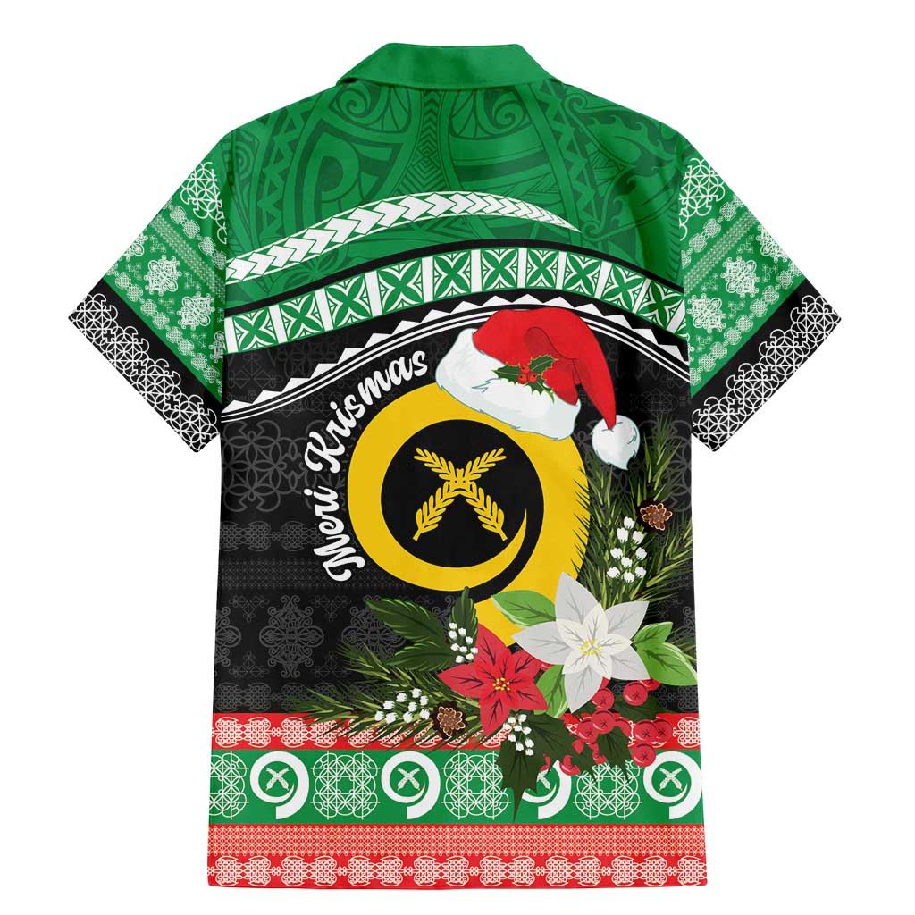Vanuatu Pig's Tusk Meri Krismas! Family Matching Mermaid Dress and Hawaiian Shirt Vanuatuan Sand Drawing Pattern - Polynesian Pride