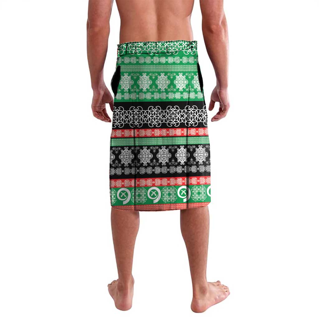 Vanuatu Pig's Tusk Meri Krismas! Lavalava Vanuatuan Sand Drawing Pattern - Polynesian Pride