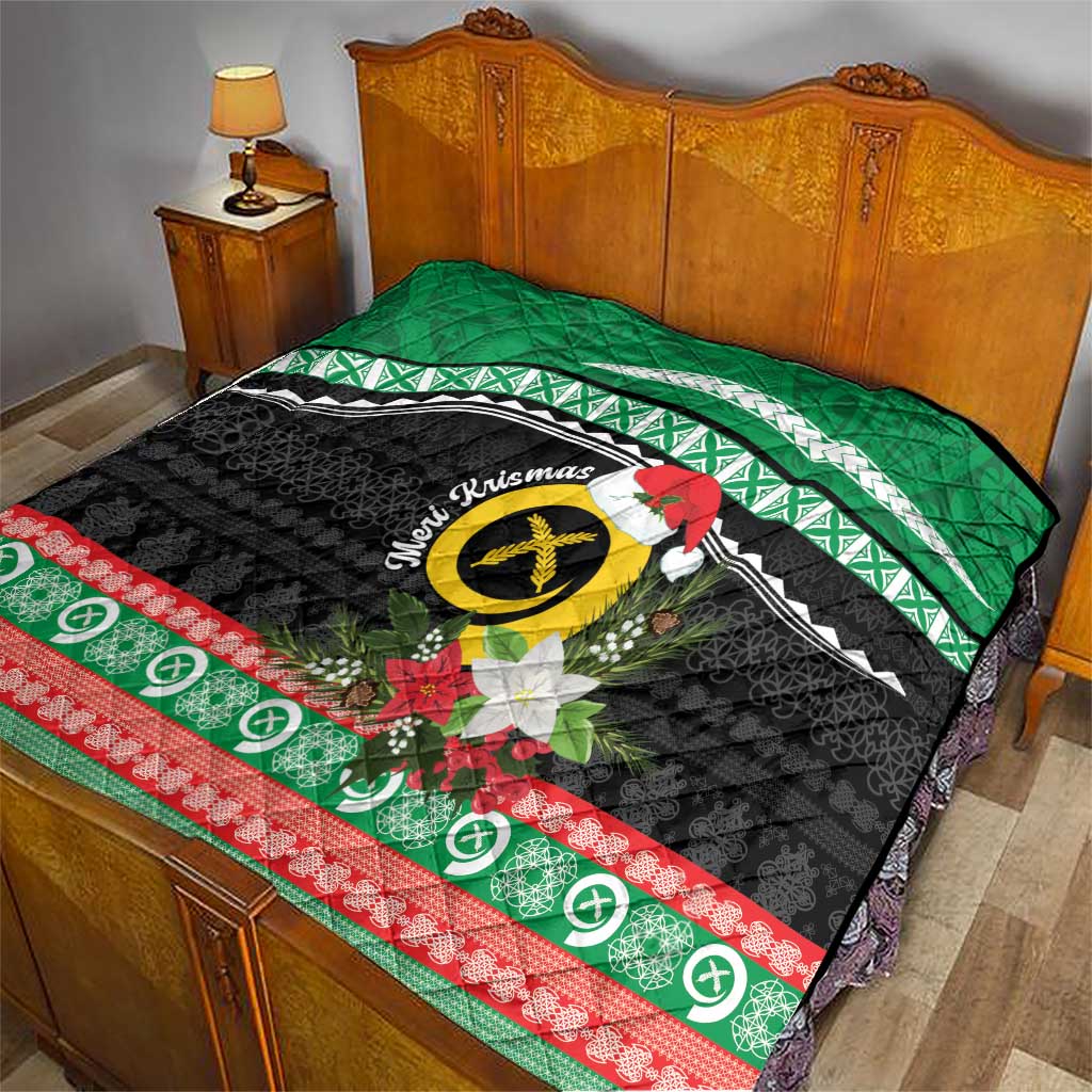 Vanuatu Pig's Tusk Meri Krismas! Quilt Vanuatuan Sand Drawing Pattern - Polynesian Pride