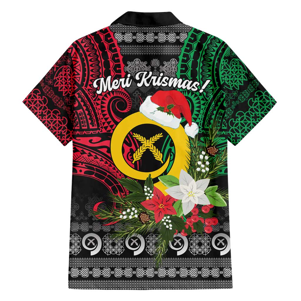 Vanuatu Pig's Tusk Meri Krismas! Family Matching Off The Shoulder Long Sleeve Dress and Hawaiian Shirt Vanuatuan Ancient Art Spirit LT9 - Polynesian Pride