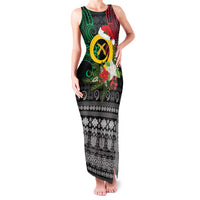 Vanuatu Pig's Tusk Meri Krismas! Family Matching Tank Maxi Dress and Hawaiian Shirt Vanuatuan Ancient Art Spirit - Polynesian Pride