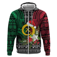 Vanuatu Pig's Tusk Meri Krismas! Hoodie Vanuatuan Ancient Art Spirit - Polynesian Pride
