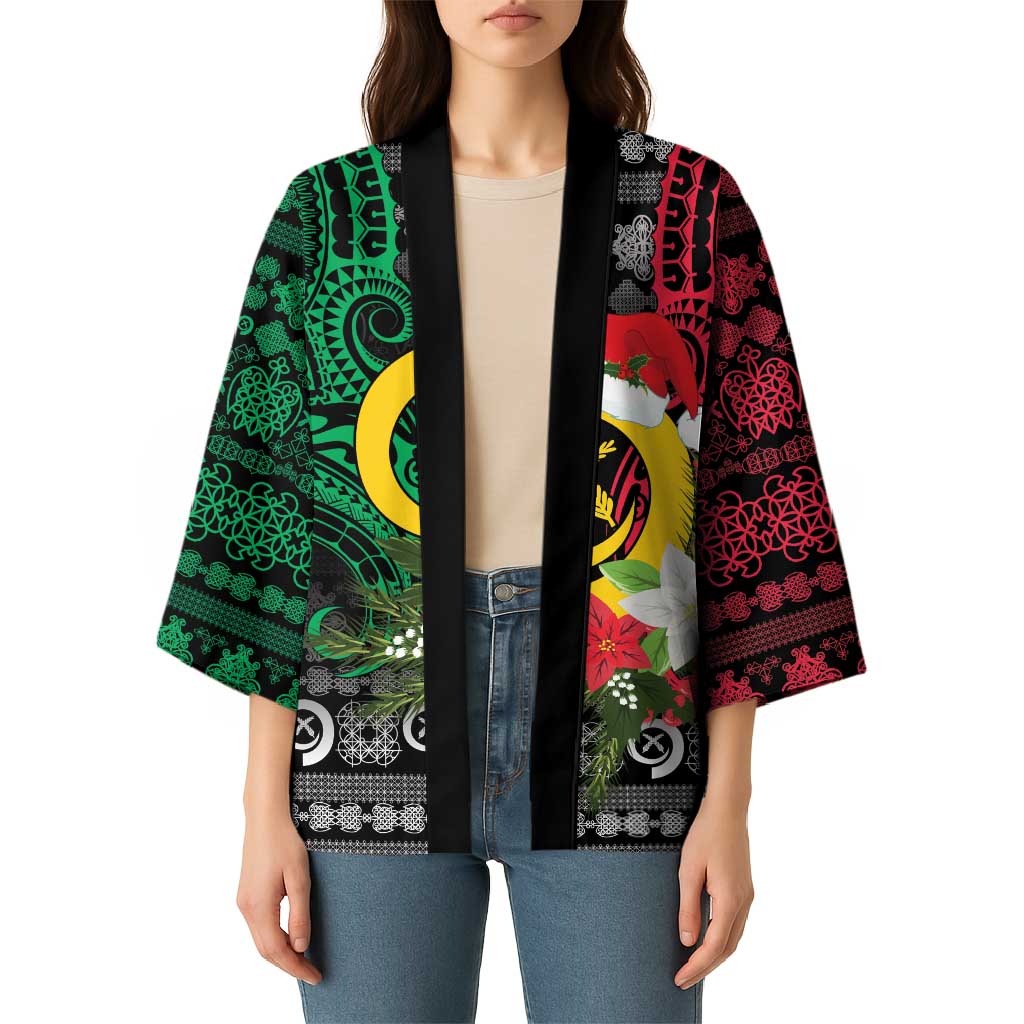 Vanuatu Pig's Tusk Meri Krismas! Kimono Vanuatuan Ancient Art Spirit - Polynesian Pride