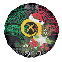 Vanuatu Pig's Tusk Meri Krismas! Spare Tire Cover Vanuatuan Ancient Art Spirit - Polynesian Pride