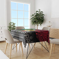 Vanuatu Pig's Tusk Meri Krismas! Tablecloth Vanuatuan Ancient Art Spirit - Polynesian Pride