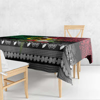 Vanuatu Pig's Tusk Meri Krismas! Tablecloth Vanuatuan Ancient Art Spirit - Polynesian Pride