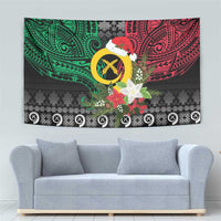 Vanuatu Pig's Tusk Meri Krismas! Tapestry Vanuatuan Ancient Art Spirit - Polynesian Pride