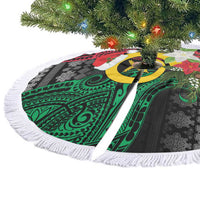 Vanuatu Pig's Tusk Meri Krismas! Tree Skirt Vanuatuan Ancient Art Spirit - Polynesian Pride
