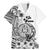 Ia Orana Tahiti Personalised Family Matching Mermaid Dress and Hawaiian Shirt French Polynesia Hook Tattoo Special White Color LT9