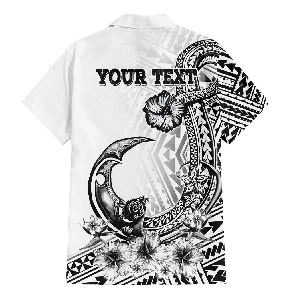 Ia Orana Tahiti Personalised Family Matching Mermaid Dress and Hawaiian Shirt French Polynesia Hook Tattoo Special White Color LT9
