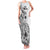Ia Orana Tahiti Personalised Family Matching Tank Maxi Dress and Hawaiian Shirt French Polynesia Hook Tattoo Special White Color LT9