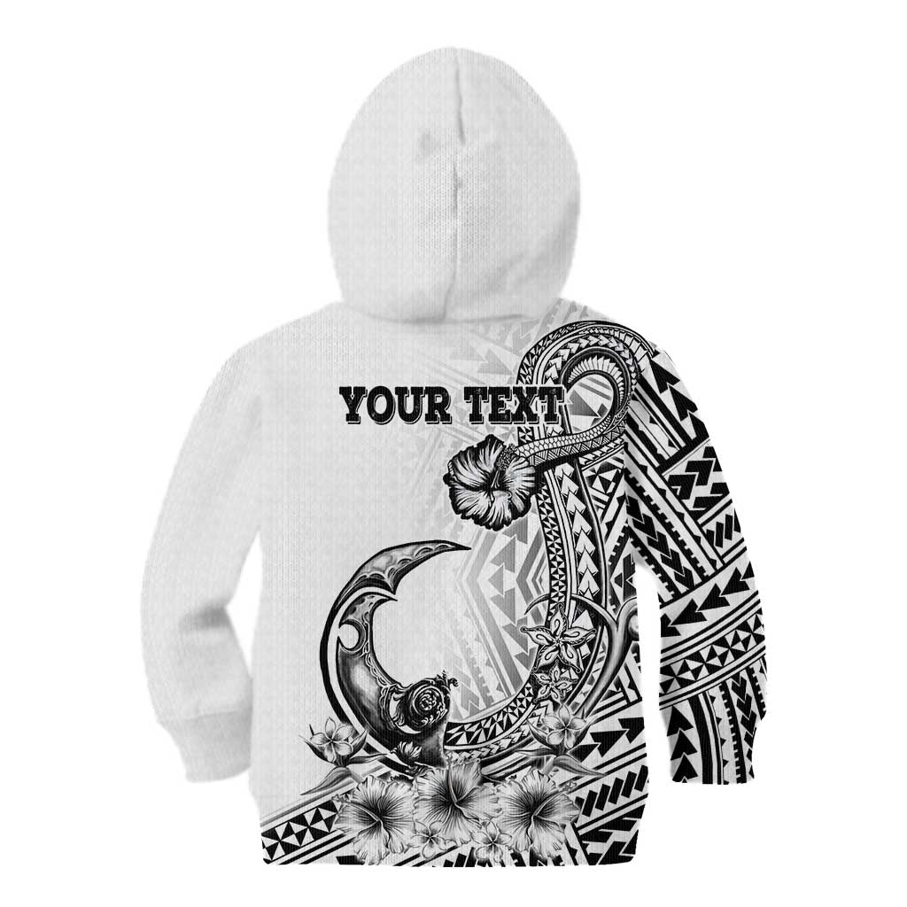 Ia Orana Tahiti Personalised Kid Hoodie French Polynesia Hook Tattoo Special White Color LT9