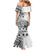 Ia Orana Tahiti Personalised Mermaid Dress French Polynesia Hook Tattoo Special White Color LT9