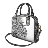 Ia Orana Tahiti Personalised Shoulder Handbag French Polynesia Hook Tattoo Special White Color LT9