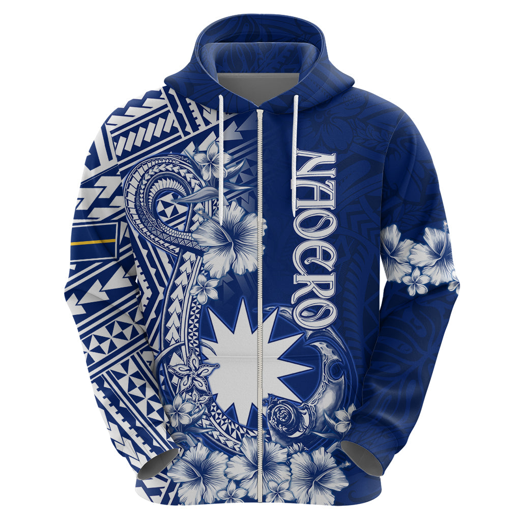 Nauru Independence Personalised Hoodie Naoero Hook Tattoo Special Polynesian Pattern LT9 - Polynesian Pride