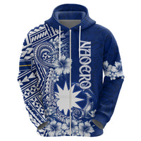 Nauru Independence Personalised Hoodie Naoero Hook Tattoo Special Polynesian Pattern LT9 - Polynesian Pride