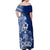 Nauru Independence Personalised Off Shoulder Maxi Dress Naoero Hook Tattoo Special Polynesian Pattern LT9 - Polynesian Pride