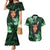 New Zealand Custom Women's Day Couples Matching Mermaid Dress and Hawaiian Shirt Maori Girl Feathers of Hope - Green LT9 Green - Polynesian Pride