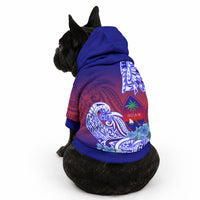 Guam Pet Hoodie Polynesian Floral Tribal LT9 - Polynesian Pride