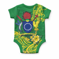 Cook Island Baby Onesie Polynesian Floral Tribal LT9 - Polynesian Pride