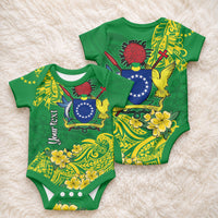 Personalised Cook Island Baby Onesie Polynesian Floral Tribal LT9 - Polynesian Pride
