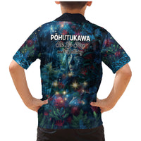 New Zealand Matariki Pohutukawa Family Matching Mermaid Dress and Hawaiian Shirt Te Mauri te Ora