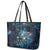 New Zealand Matariki Pohutukawa Leather Tote Bag Te Mauri te Ora