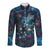 New Zealand Matariki Pohutukawa Long Sleeve Button Shirt Te Mauri te Ora